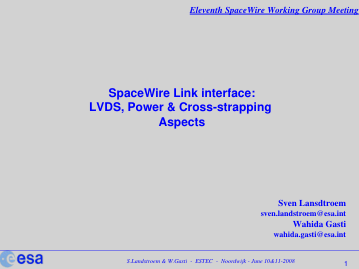 LVDS、电源和交叉绑带方面